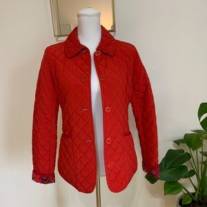 Reversible Silk Quilted Silk Barn Jacket